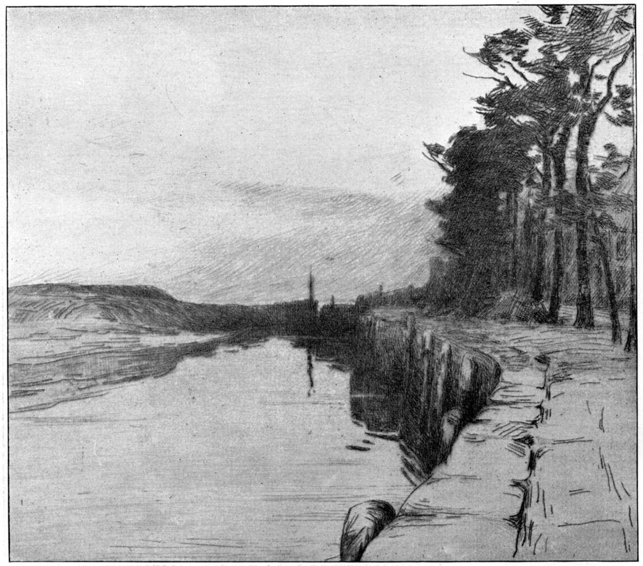Starý přístav, Veere, 1898. od Albert Baertsoen
