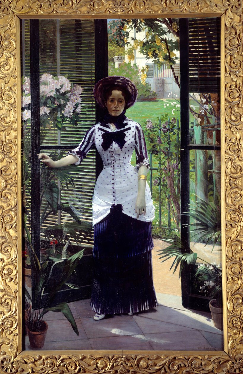 Ve skleníku Obraz Albert Bartholome (1848-1928) 1881 Ne. 1,42 x 2,33 m Paříž, Musee d