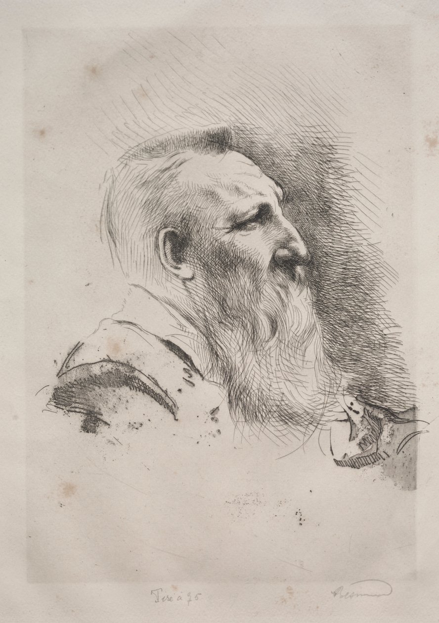Auguste Rodin od Albert Besnard