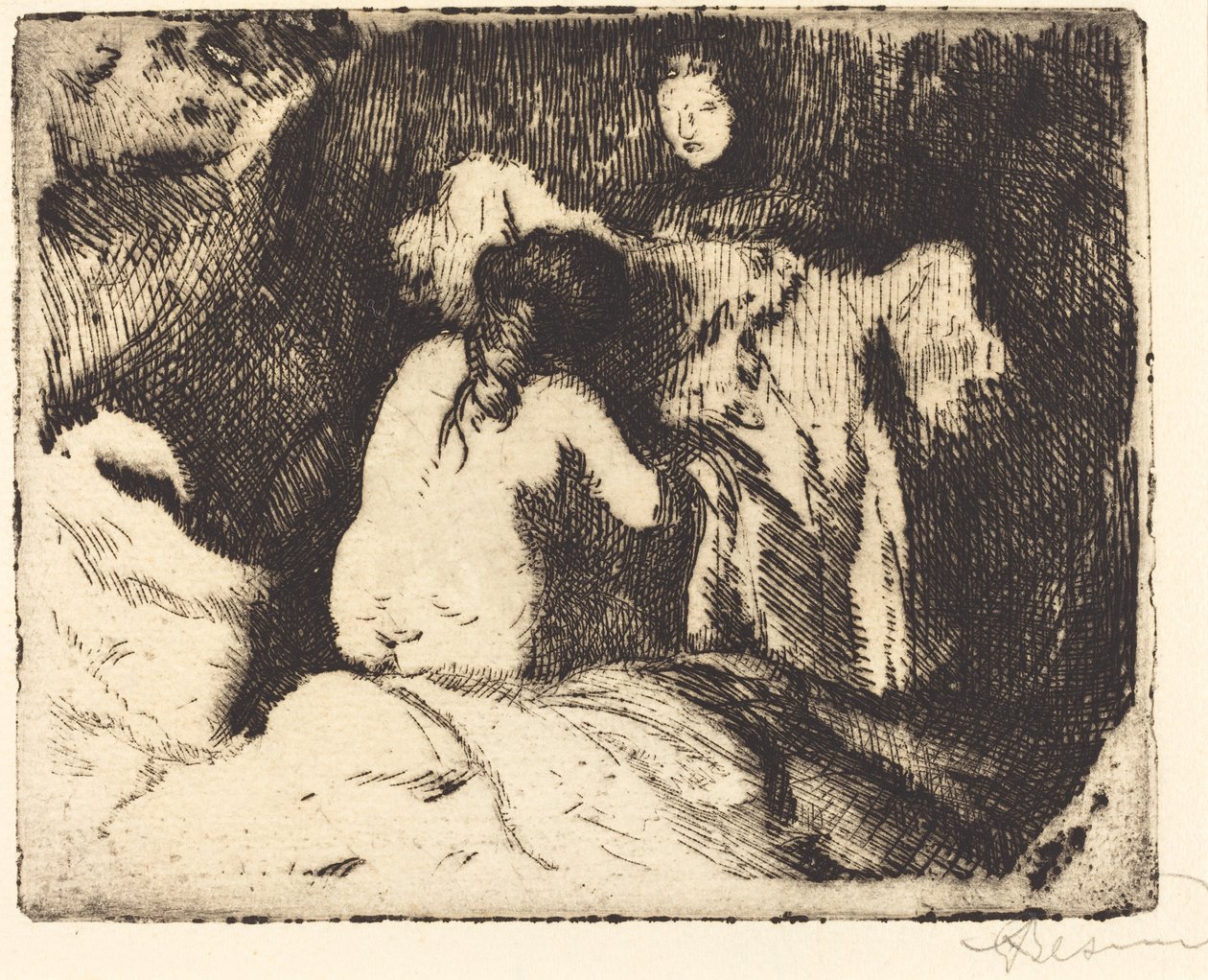Vstávání (Le páka) od Albert Besnard