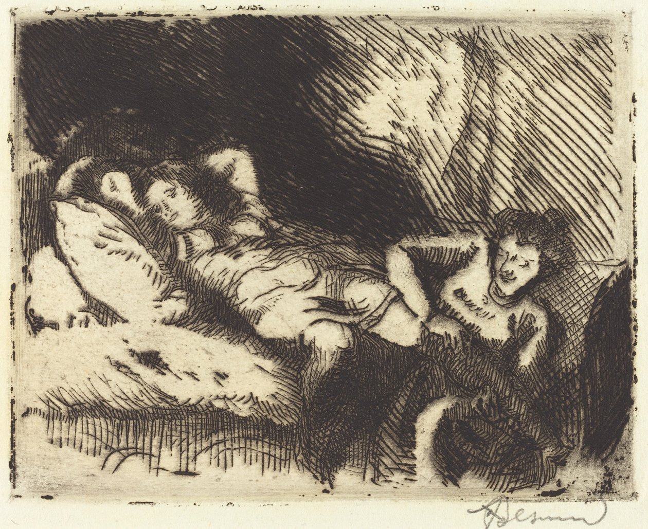 Jdu do postele (Le coucher) od Albert Besnard