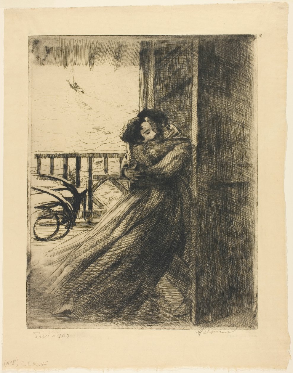 Love, talíř dva od Woman od Albert Besnard