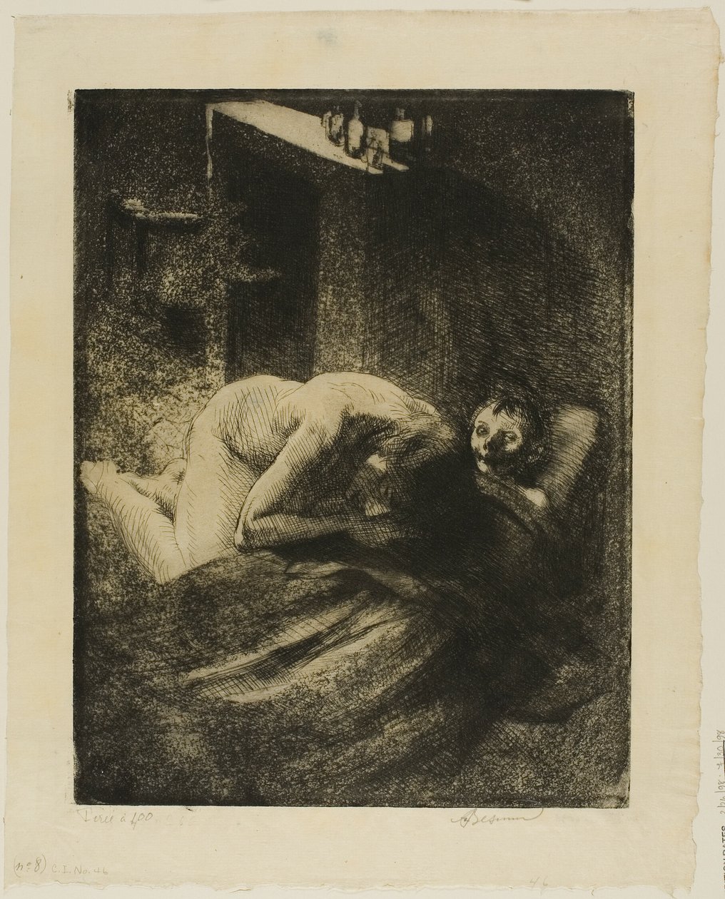 Misery, deska devět od Woman od Albert Besnard