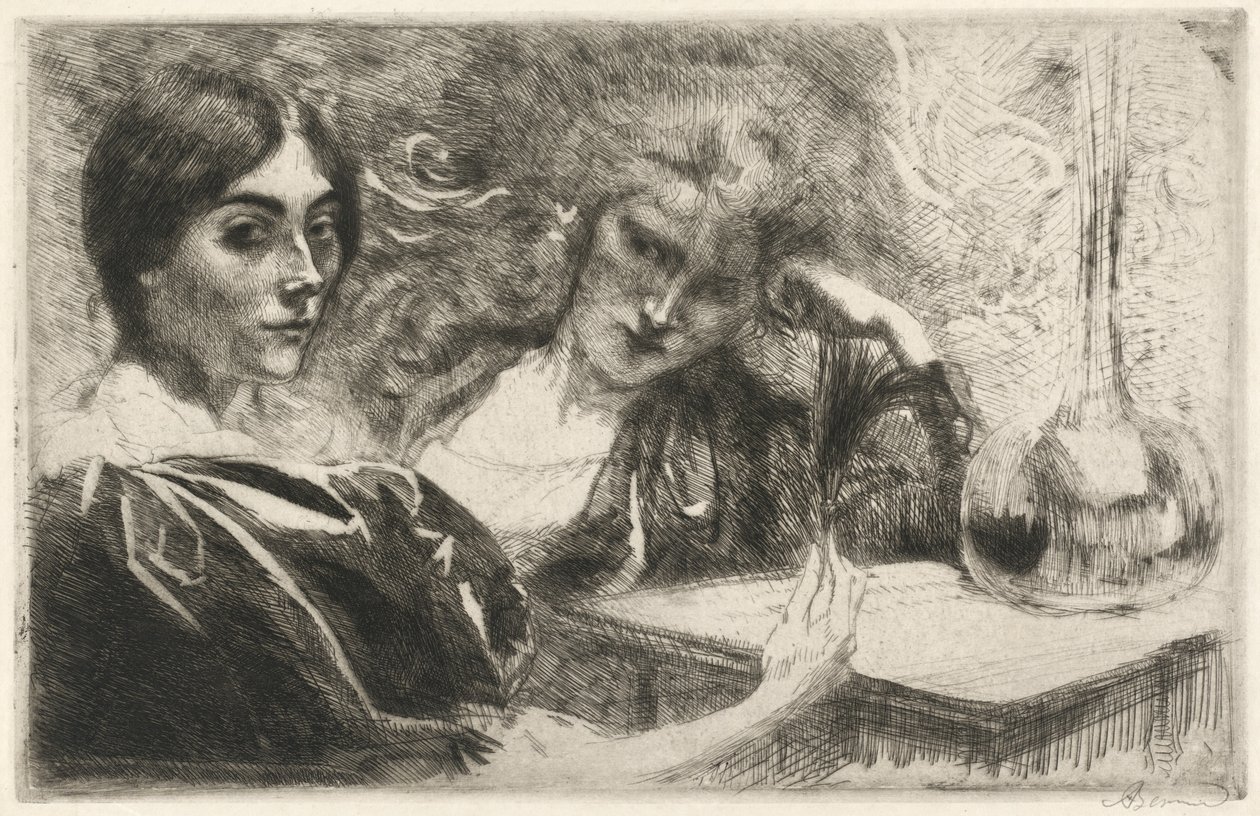 Závislí na morfinu (Morphinomanes) od Albert Besnard