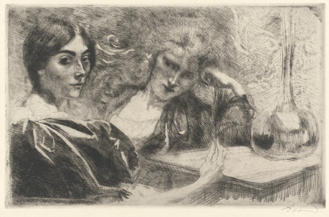 Závislí na morfinu (Morphinomanes) od Albert Besnard