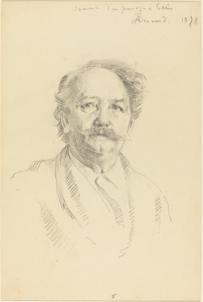 Portrét muže (Suvenýr z pasáže v Paříži) od Albert Besnard