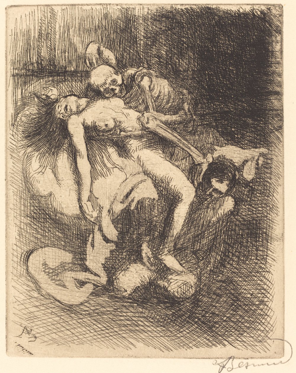 Držení (La posed) od Albert Besnard