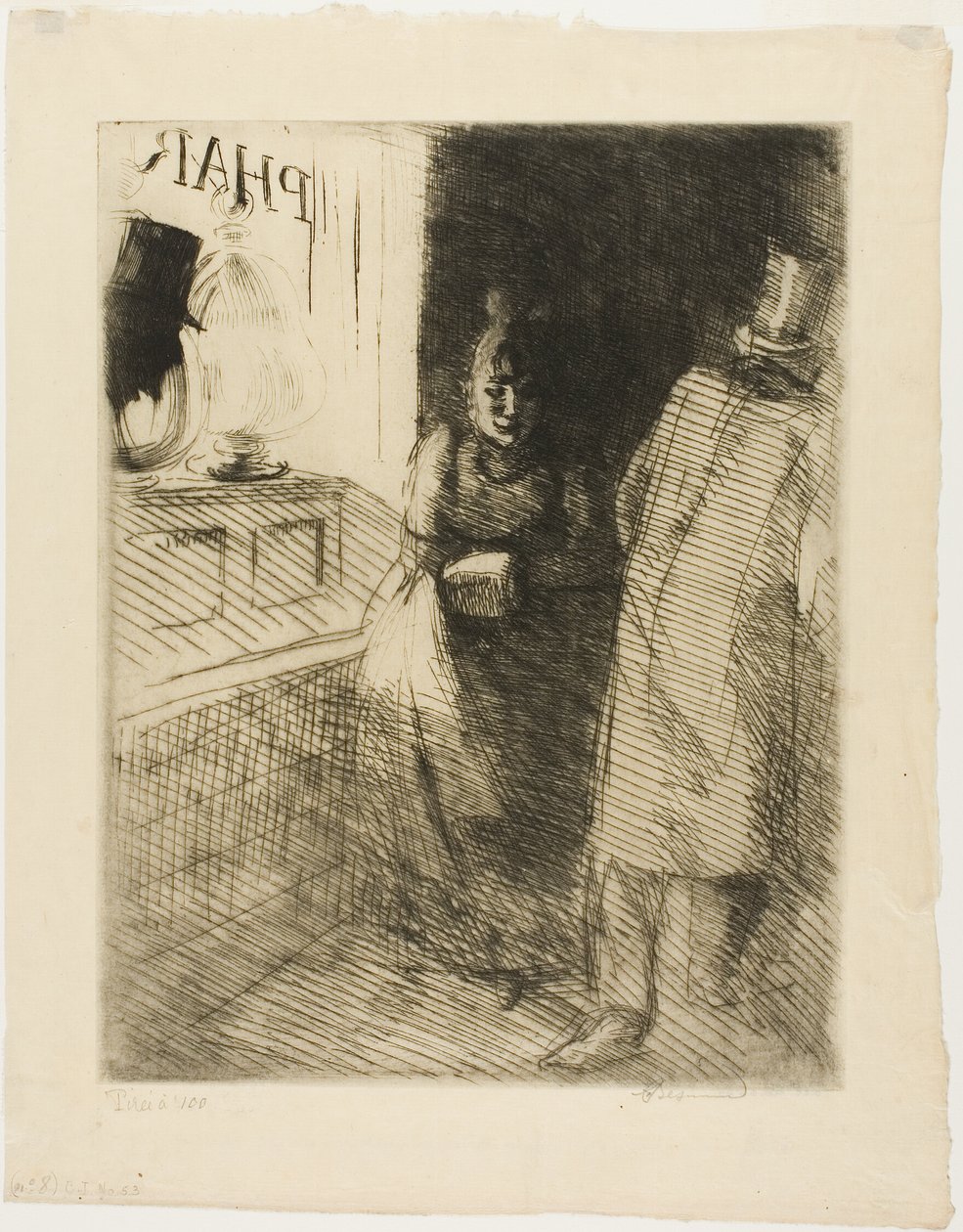 Prostituce, deska deset od Žena od Albert Besnard