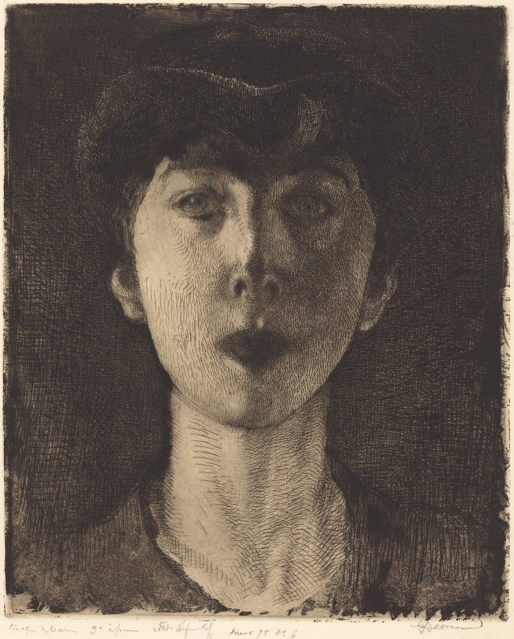 Belgická královna Alžběta od Albert Besnard
