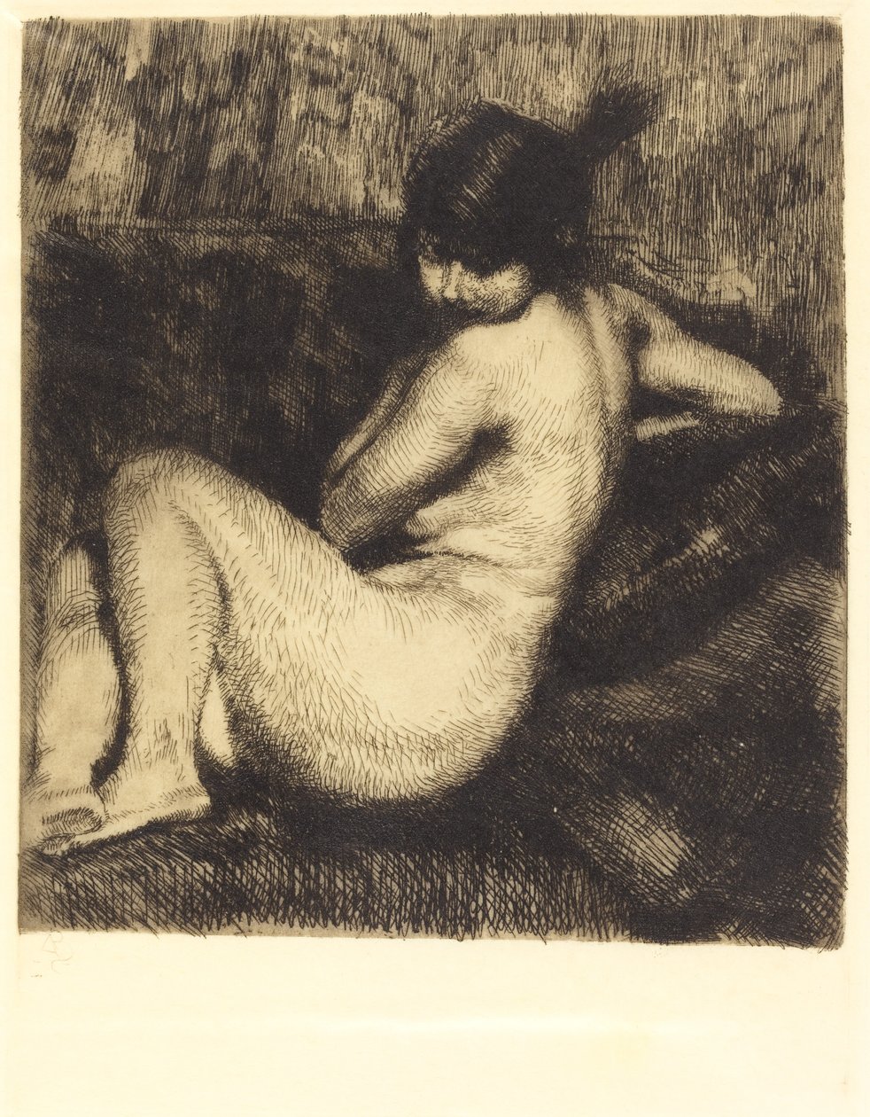 Opeřený turban od Albert Besnard