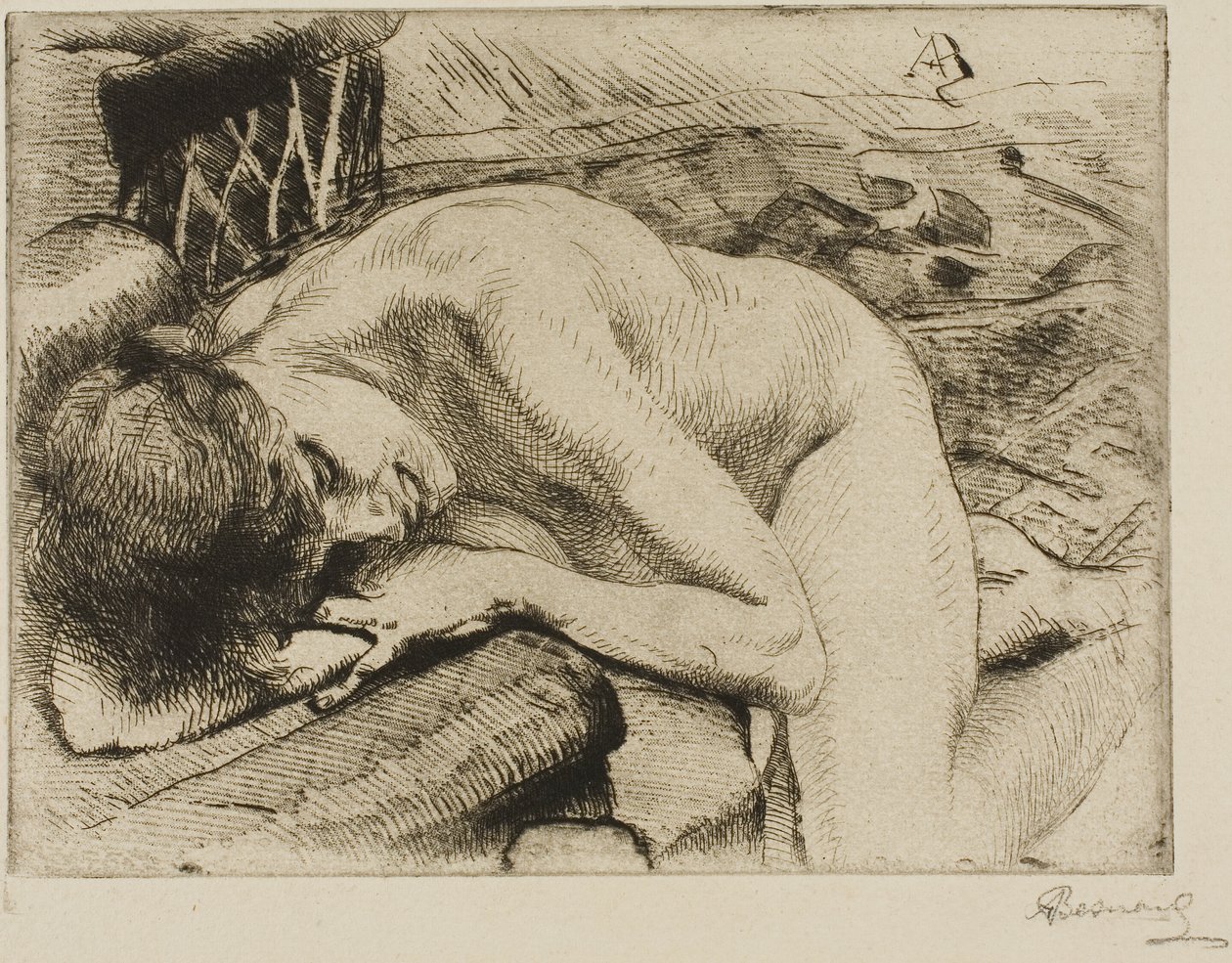 Spící model od Albert Besnard
