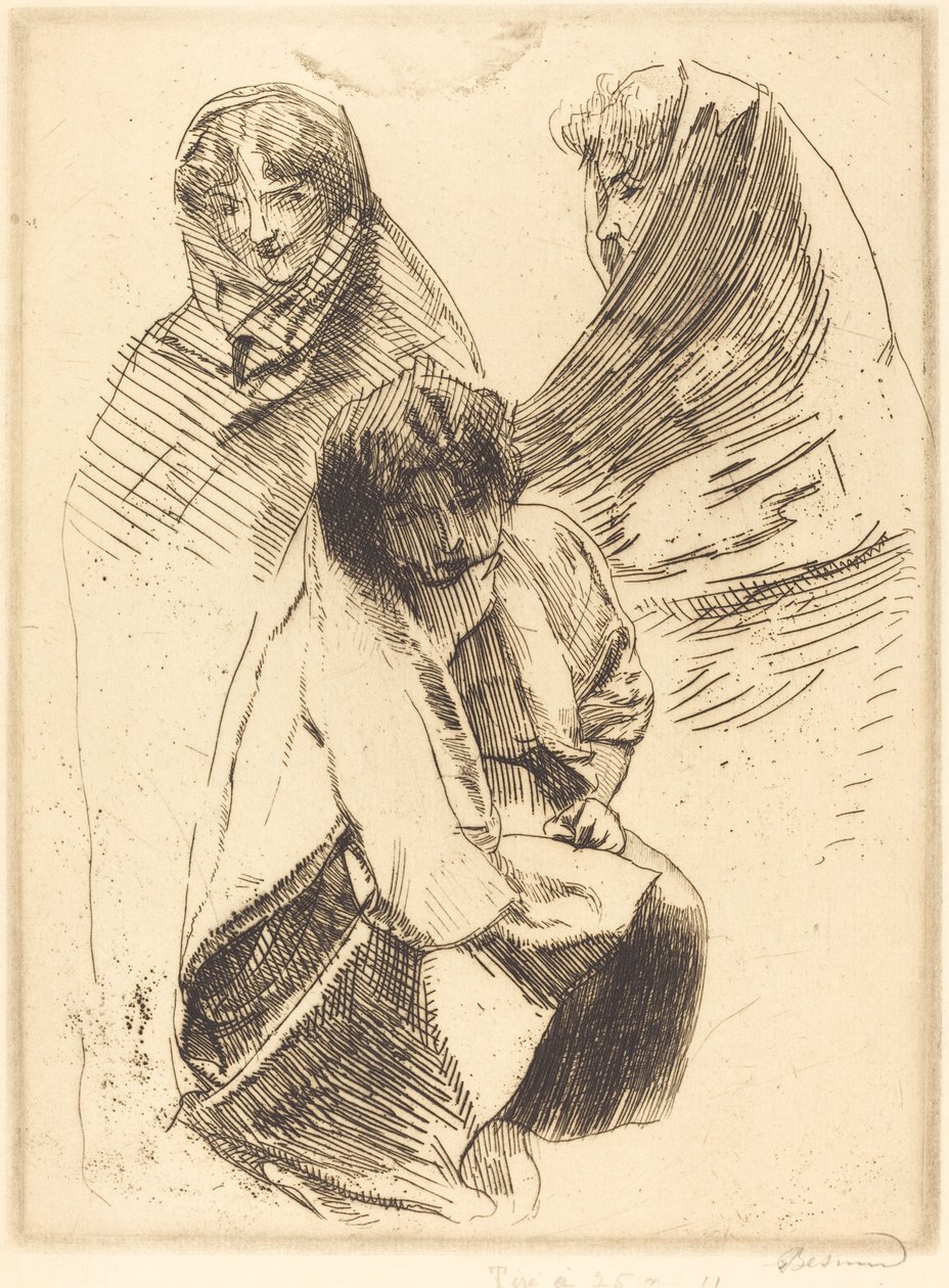 Tři zahalené ženy od Albert Besnard