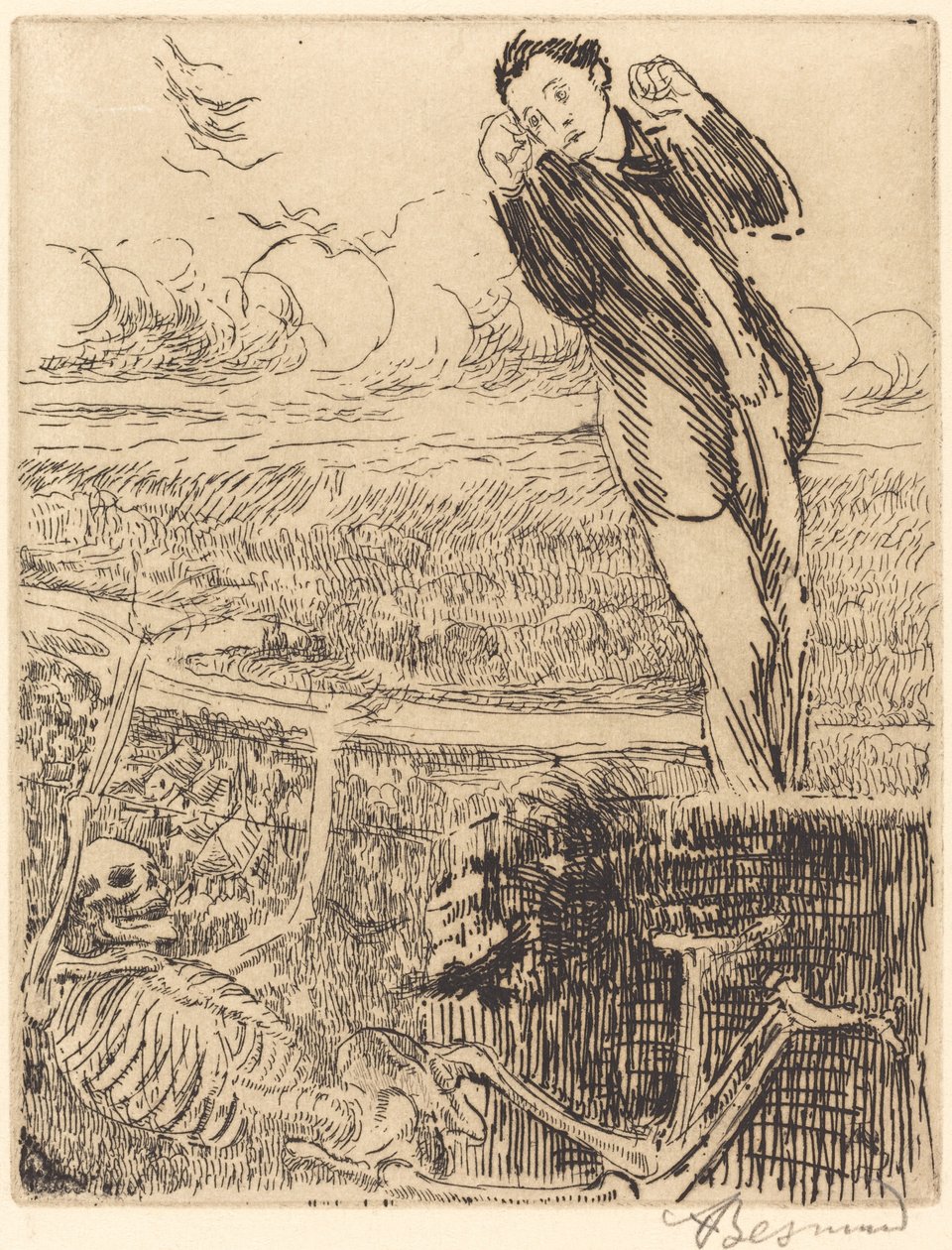 Vertigo (závrať) od Albert Besnard