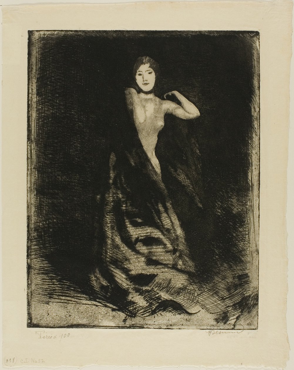 Žena, frontispis z knihy Žena od Albert Besnard