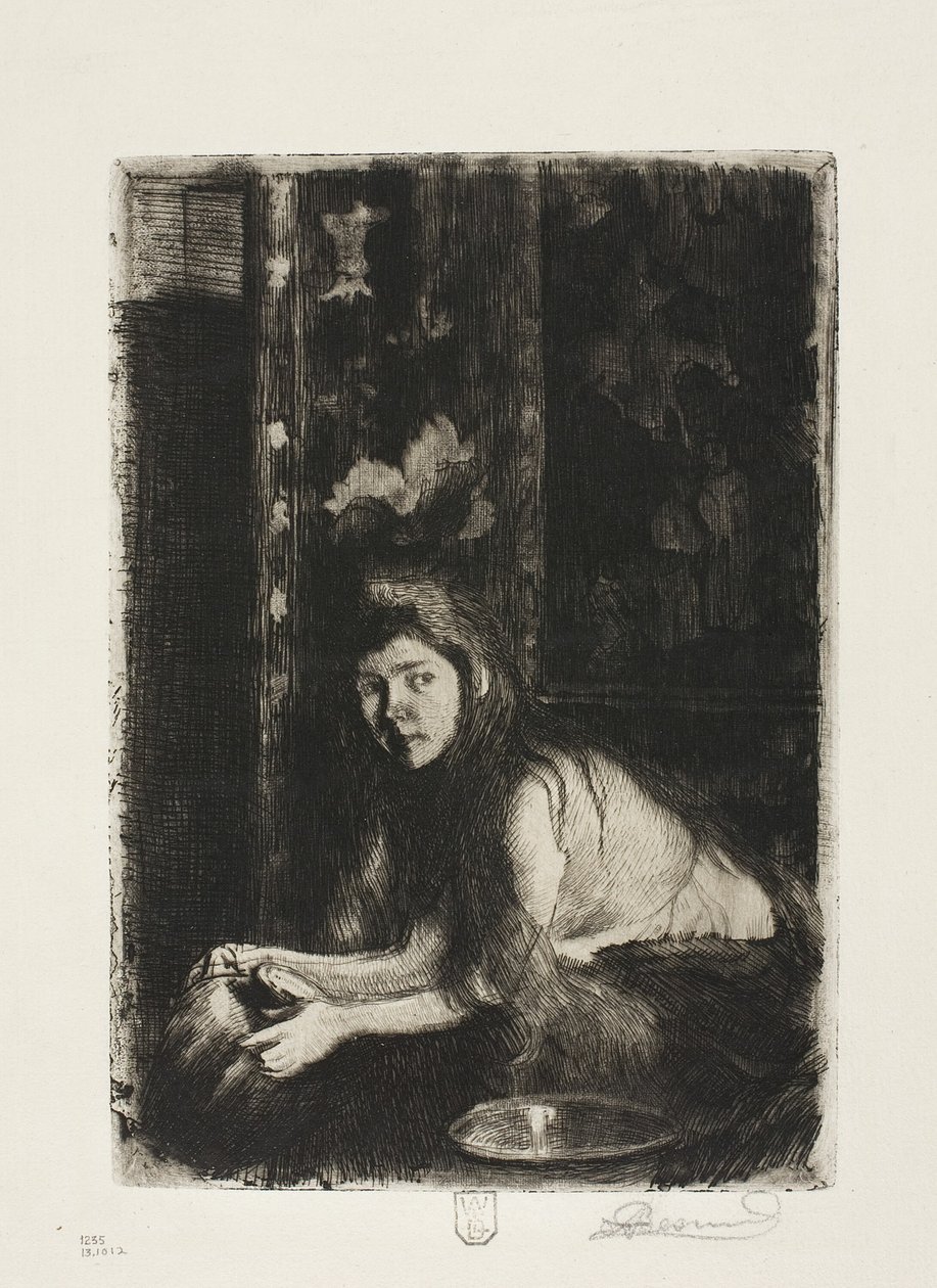Žena s vázou od Albert Besnard
