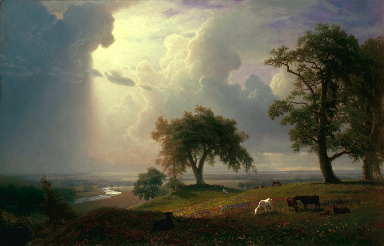 Kalifornské jaro  od Albert Bierstadt