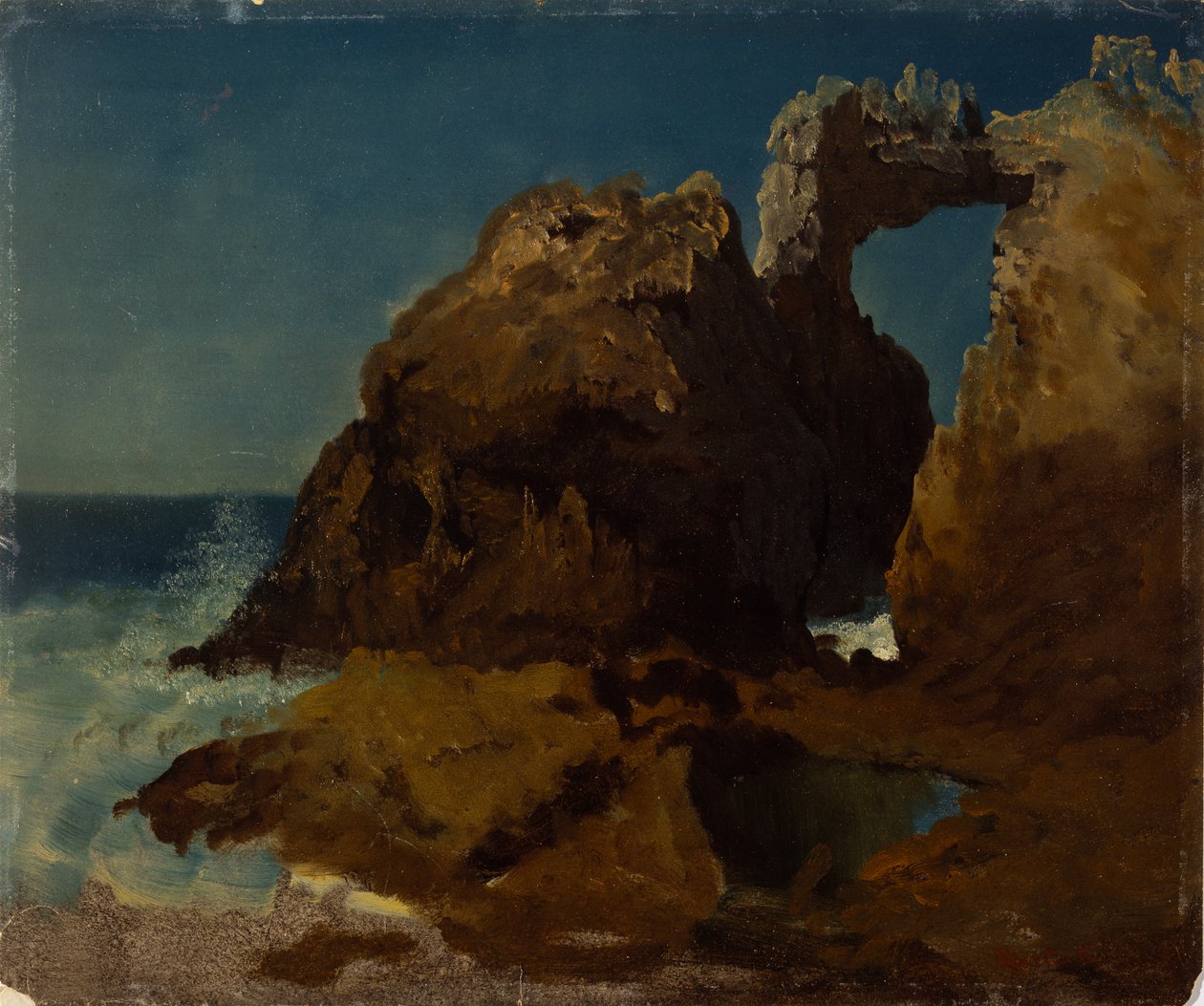 Farraloneské ostrovy, Tichý oceán od Albert Bierstadt