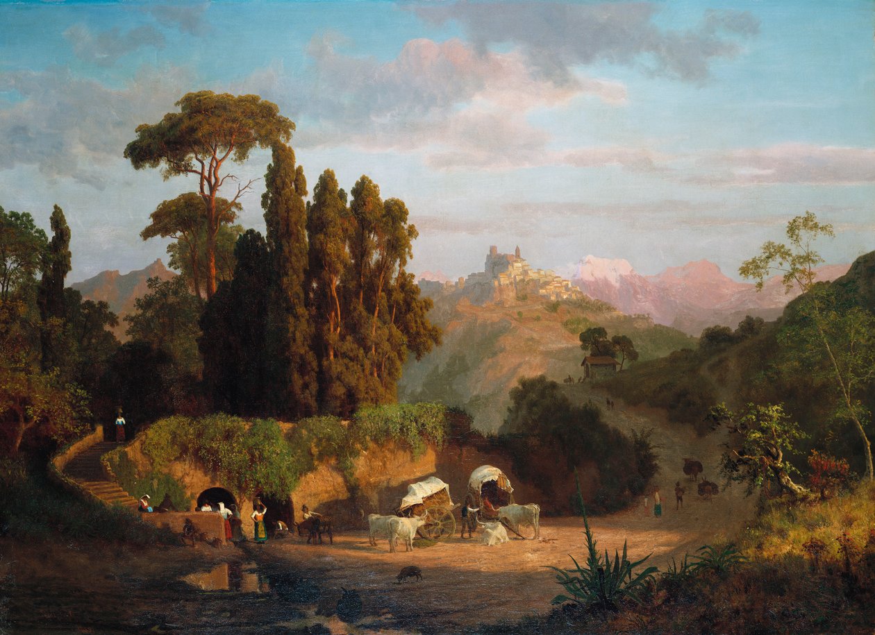 Italské hory, 1859 od Albert Bierstadt