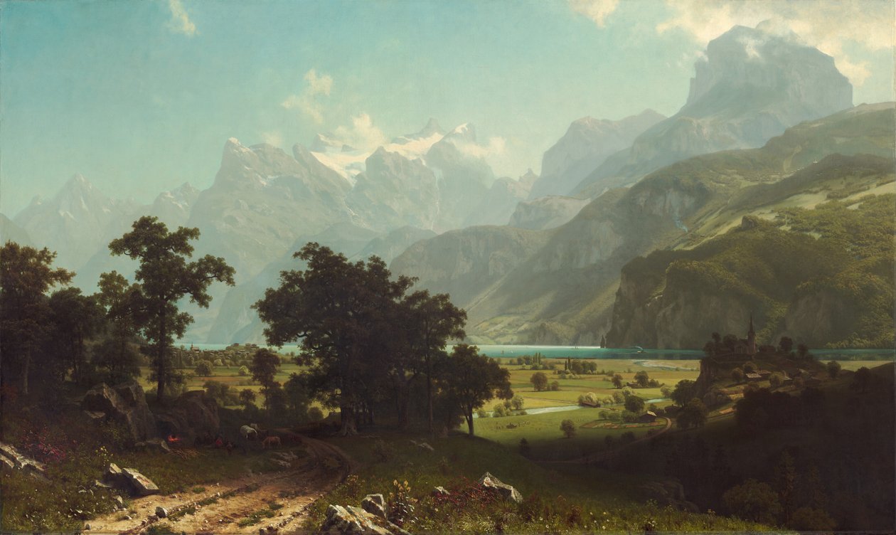 Lucernské jezero od Albert Bierstadt