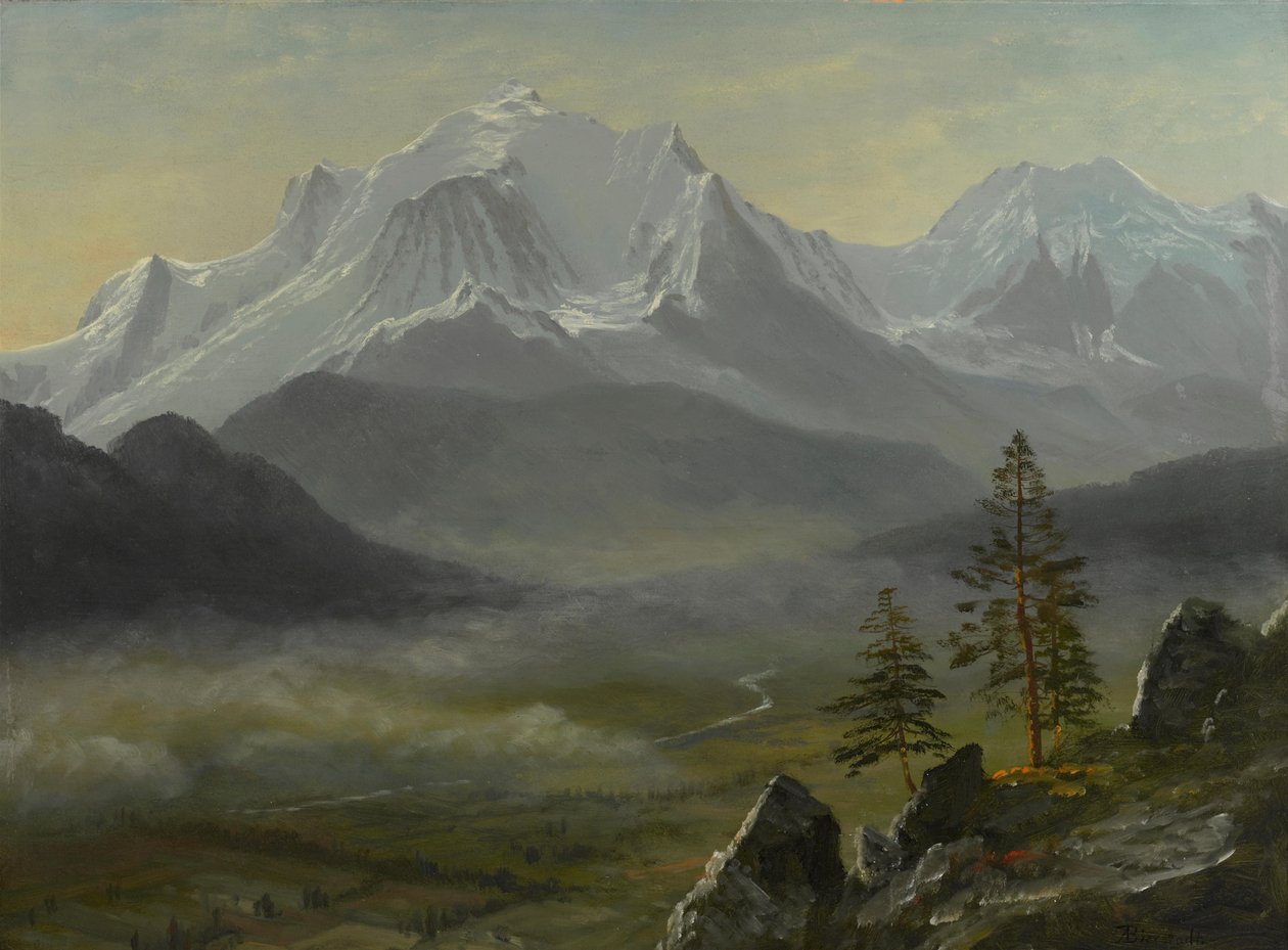 Mont Blanc od Albert Bierstadt