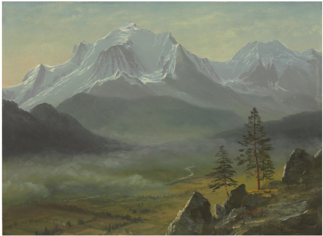 Mont Blanc od Albert Bierstadt