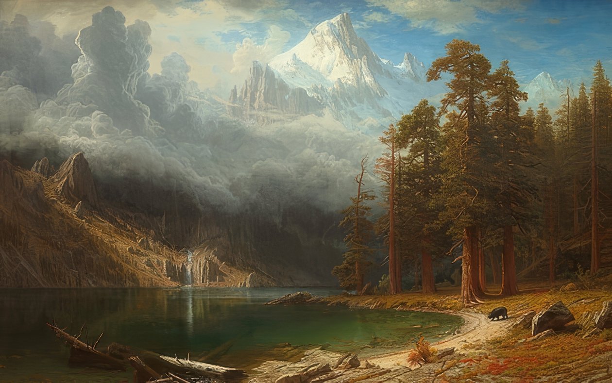 Mount Corcoran. Um 1876-77 od Albert Bierstadt