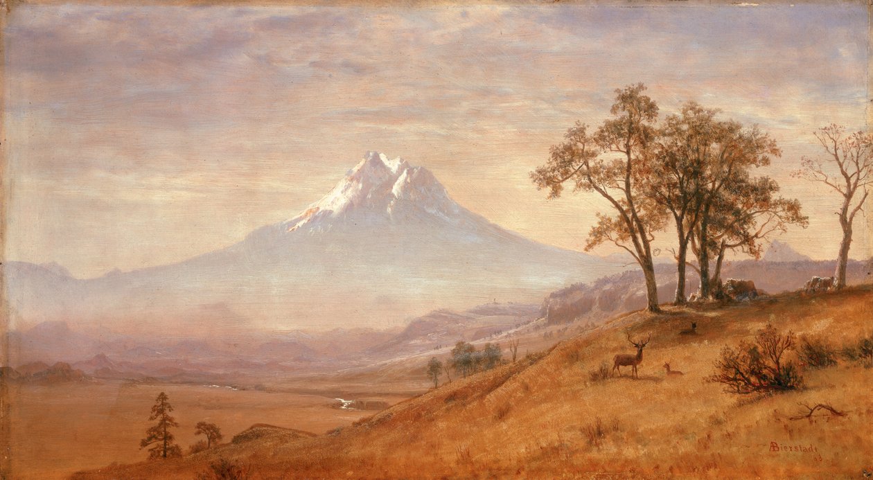 Mount Hood, 1863 od Albert Bierstadt