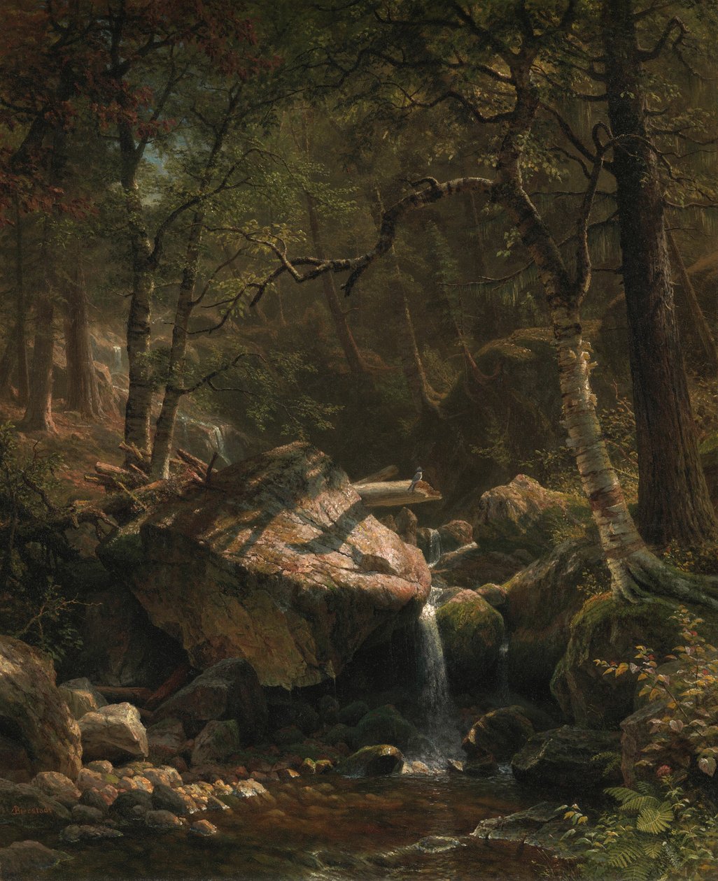 Horský potok od Albert Bierstadt