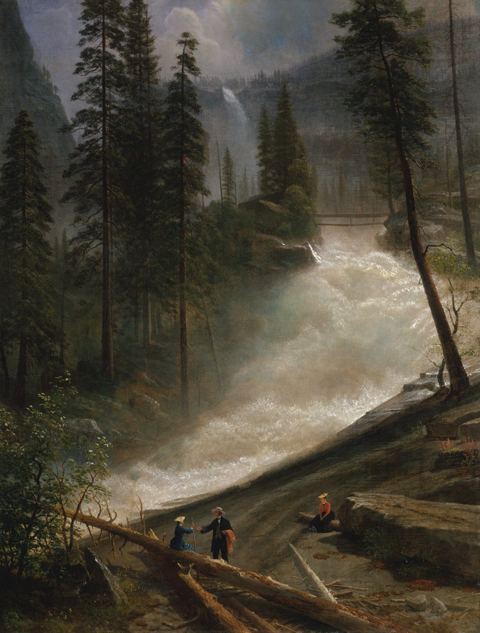 Nevada Falls, Yosemite, 1872 nebo 1873. od Albert Bierstadt