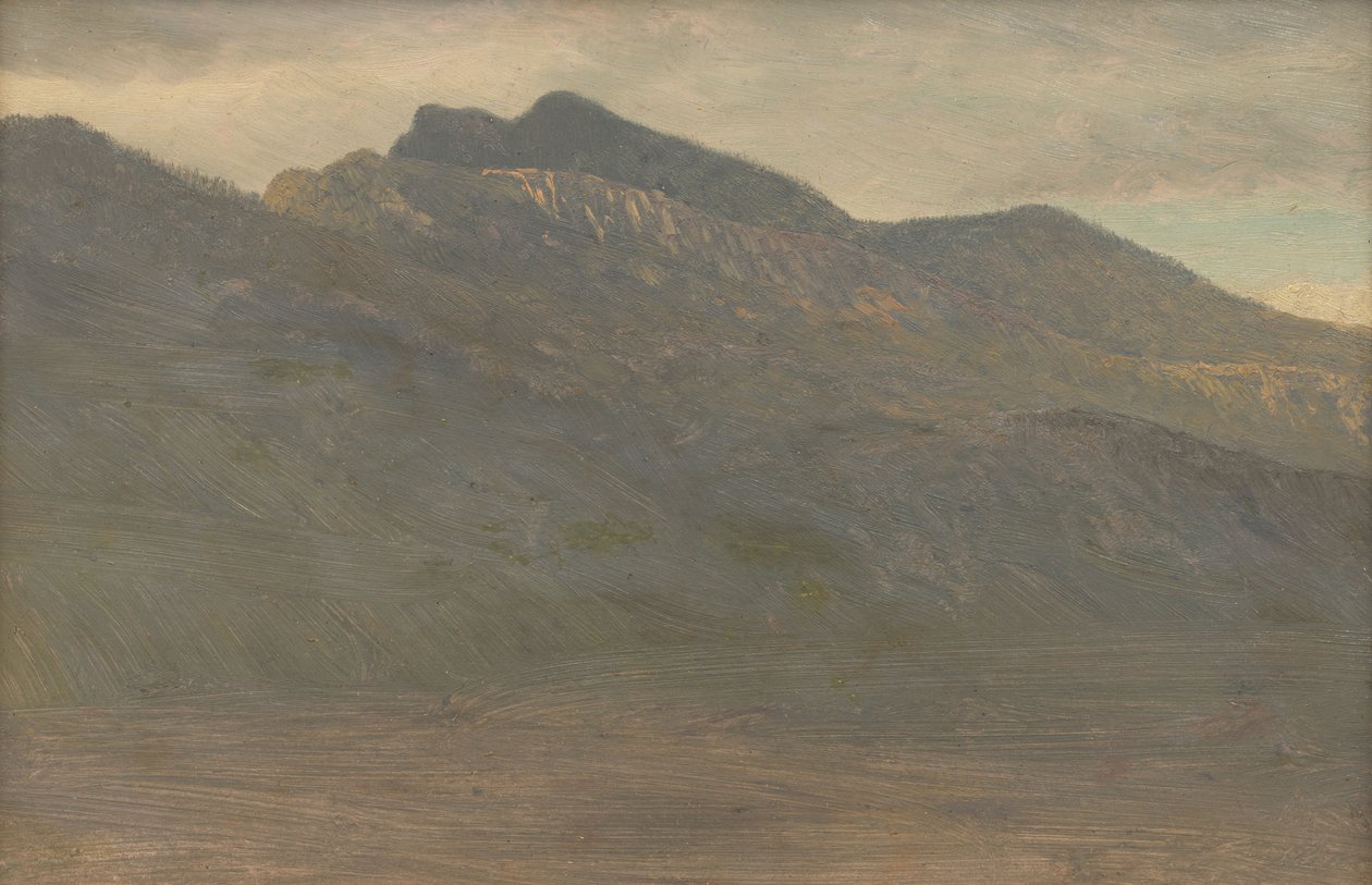 Poklidný pohled na hory (White Mountains, New Hampshire) od Albert Bierstadt