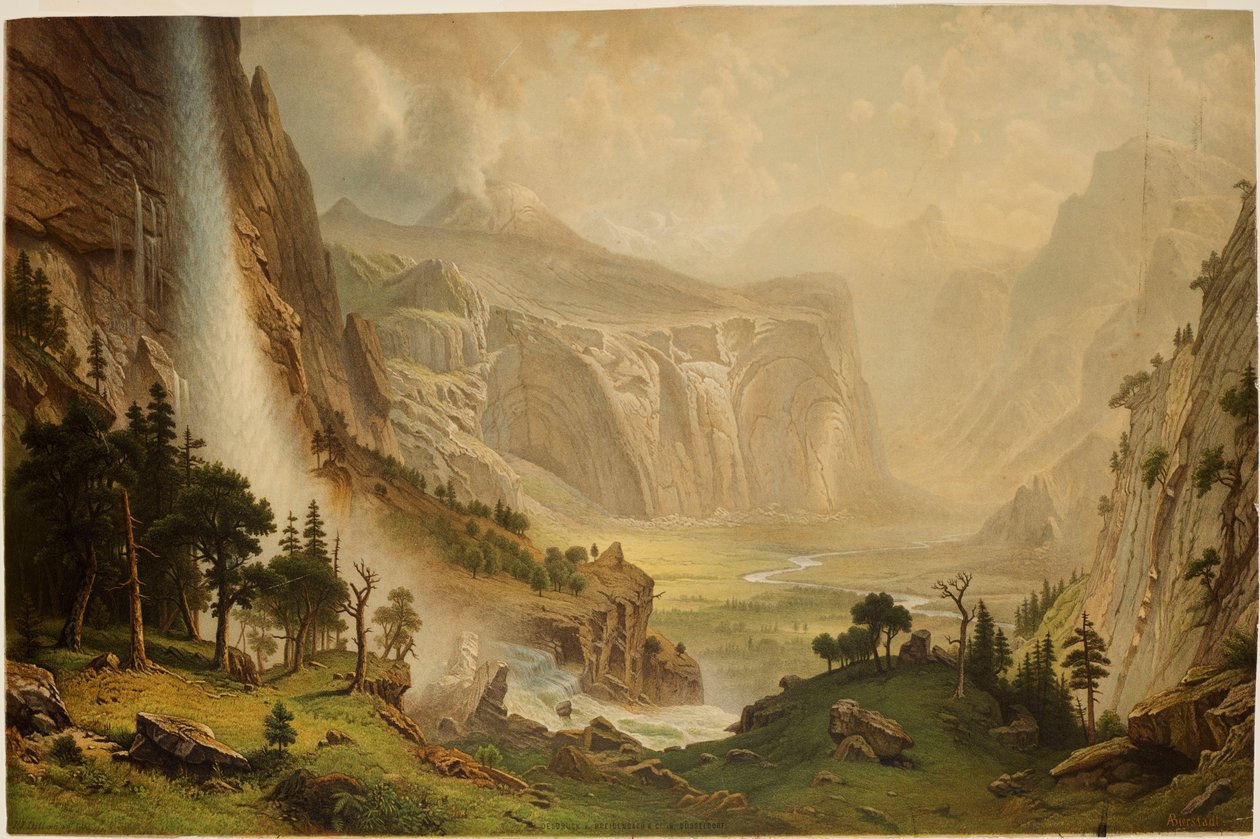 Kopule Yosemitu od Albert Bierstadt