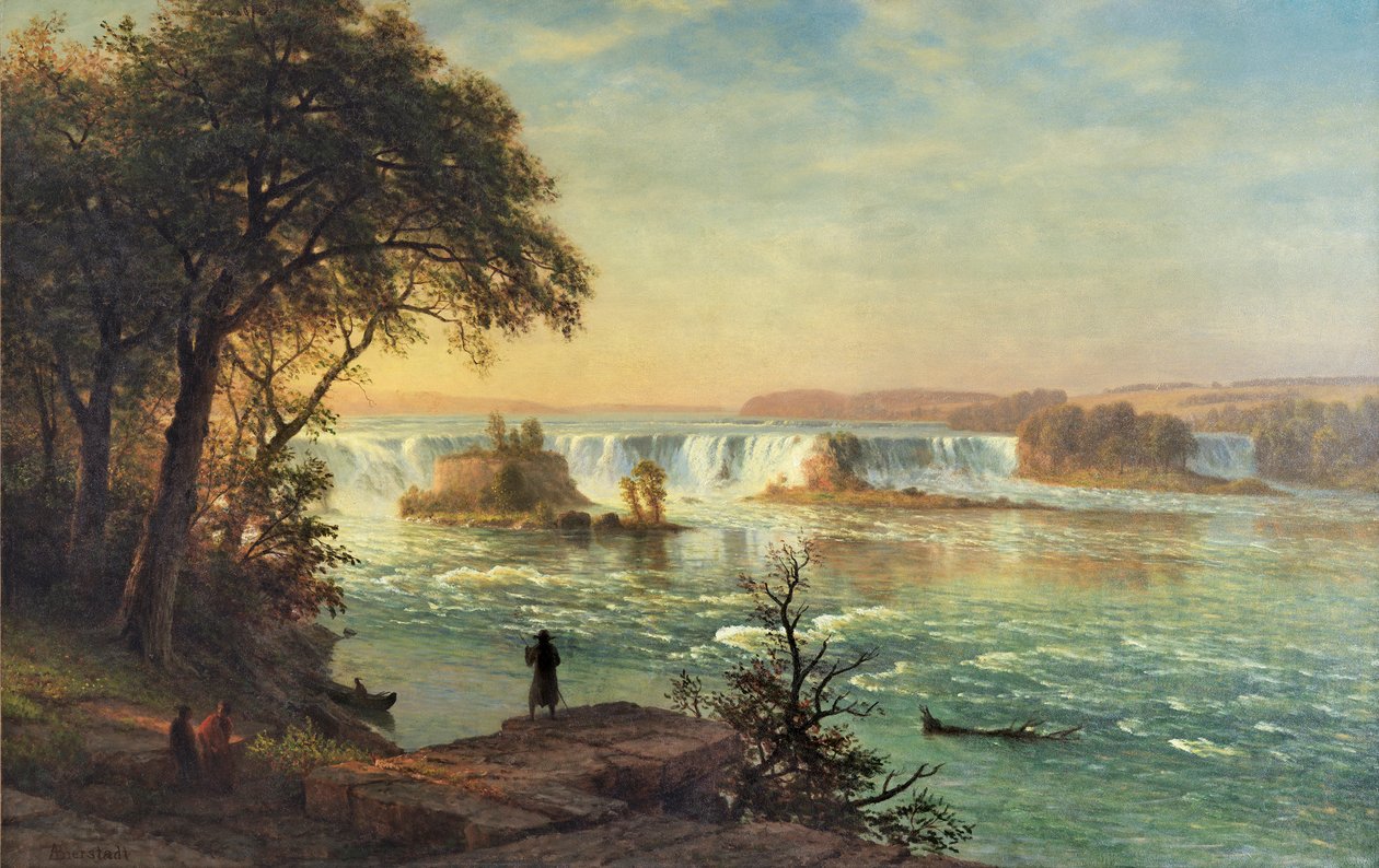 Vodopády svatého Antonína od Albert Bierstadt