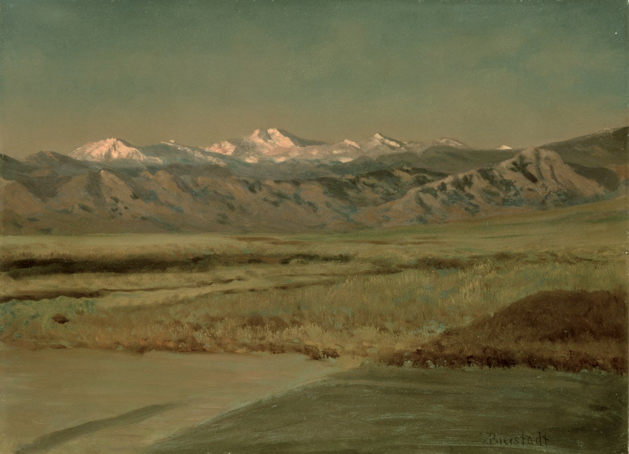 Grand Tetons, Wyoming od Albert Bierstadt
