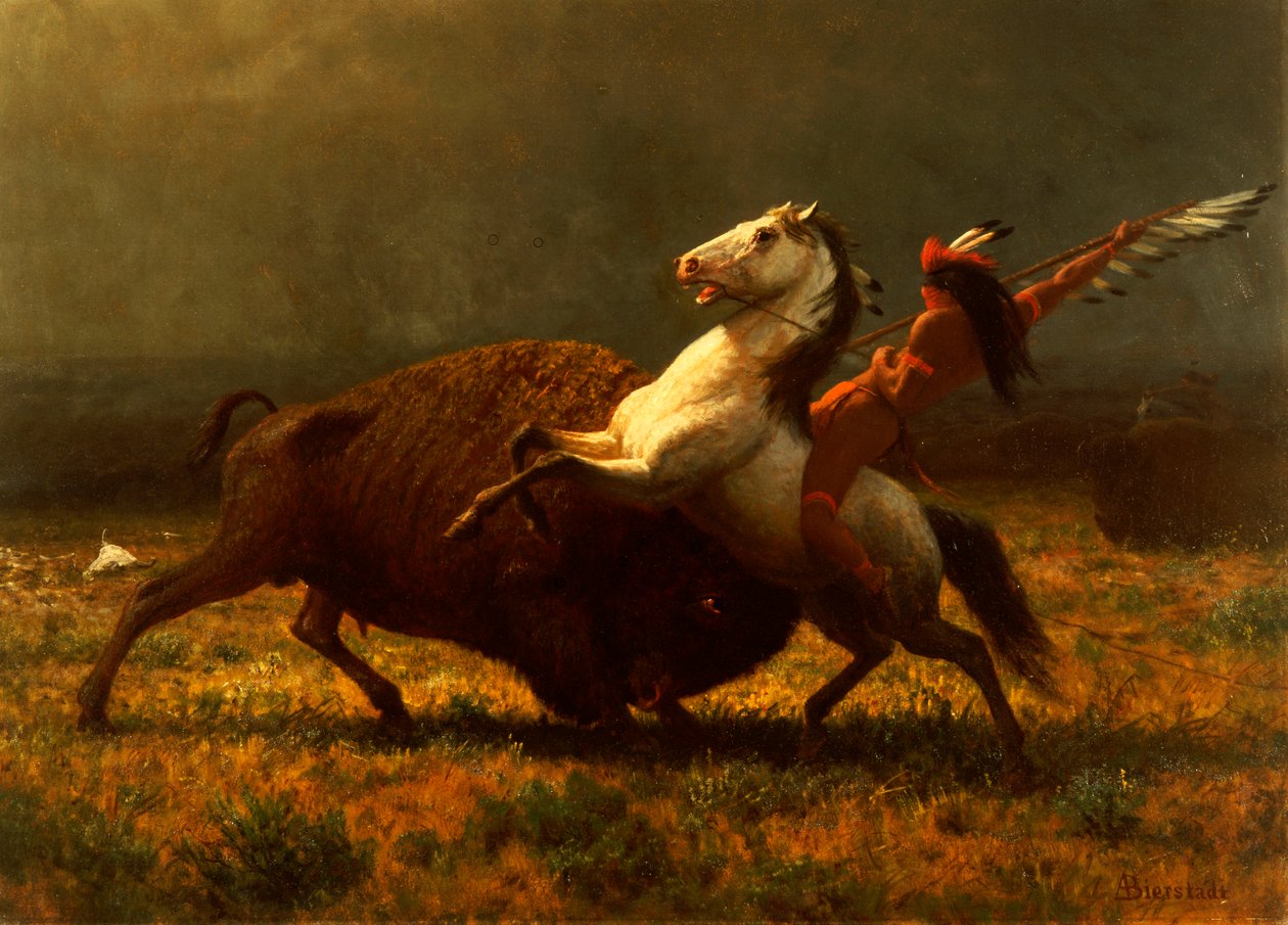 The Last of the Buffalo, c.1888 od Albert Bierstadt