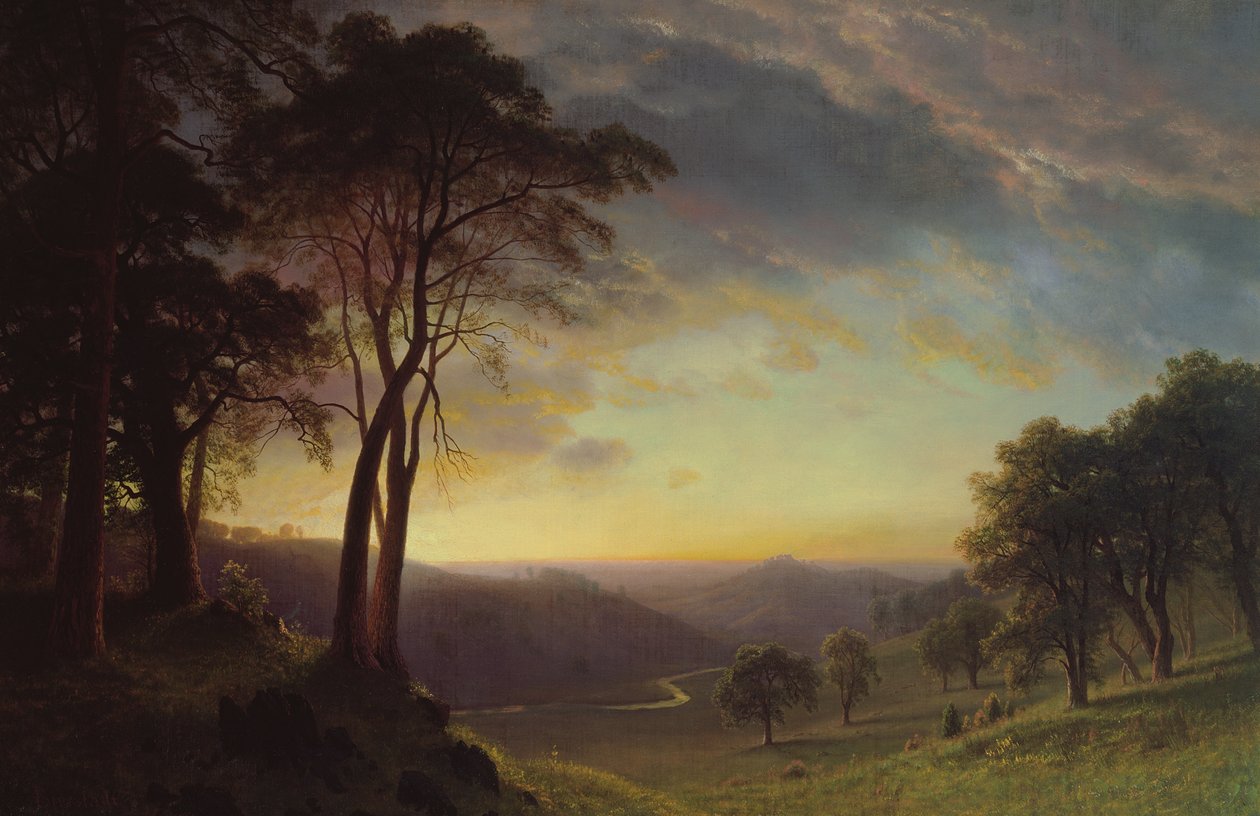 Údolí řeky Sacramento od Albert Bierstadt