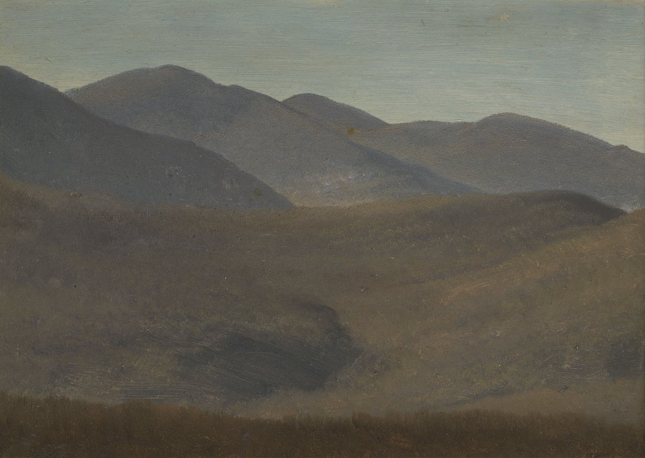 Hřebeny: Bílé hory, New Hampshire od Albert Bierstadt