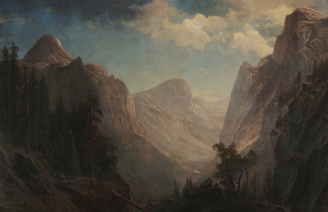 Výhled do Yosemitského údolí od Albert Bierstadt