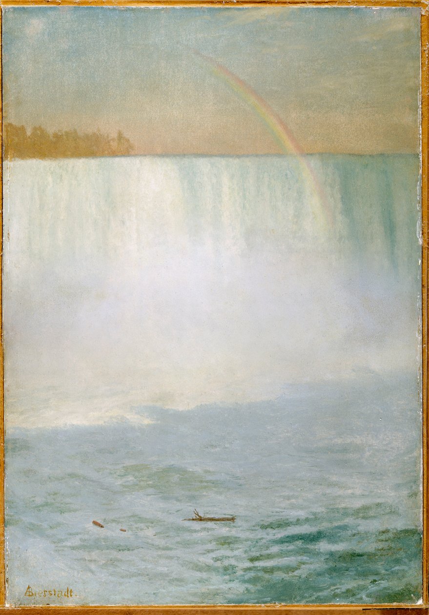 Vodopád a Rainbow, Niagara od Albert Bierstadt