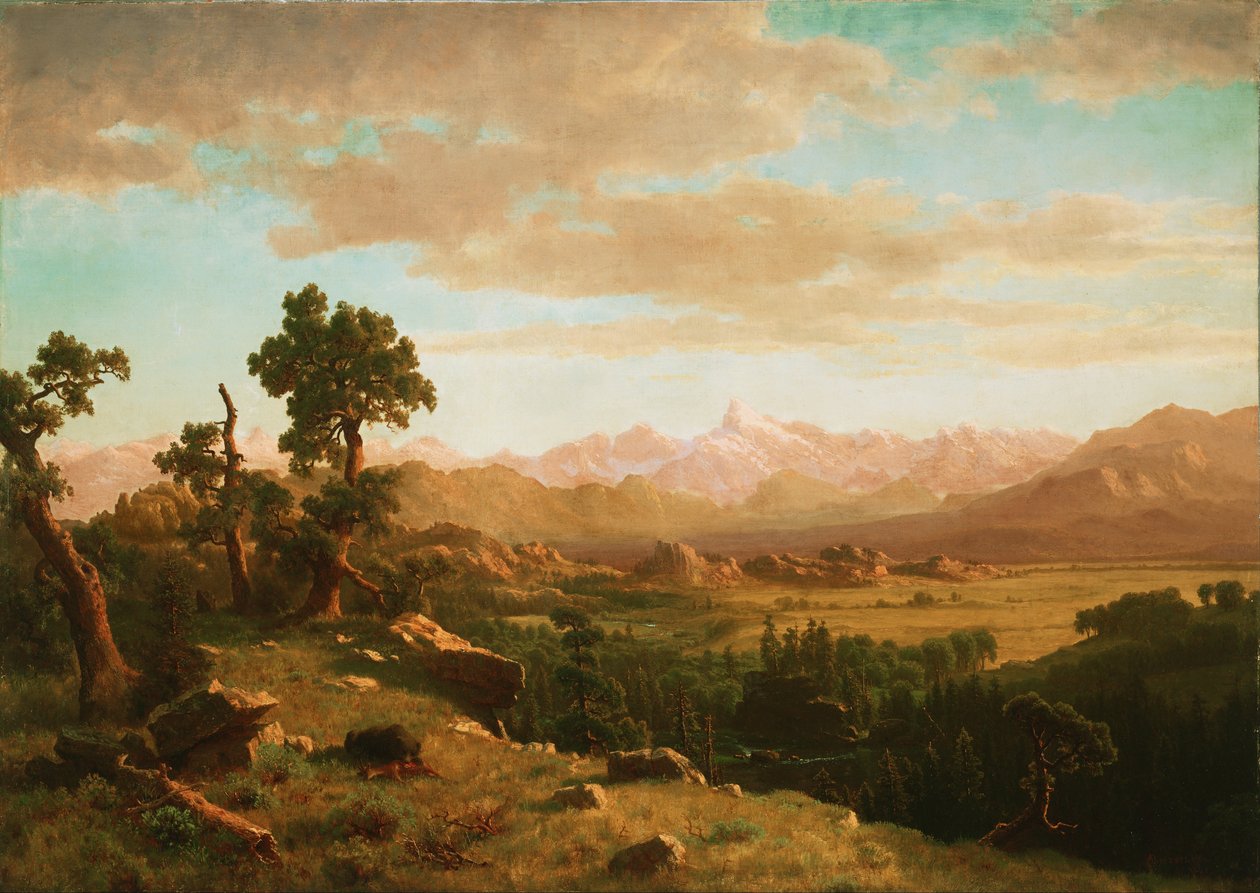 Wind River Country od Albert Bierstadt