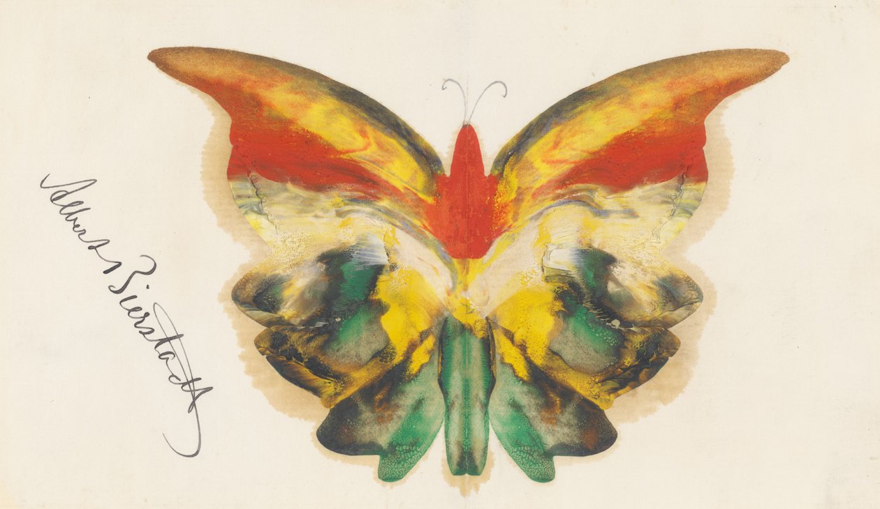 Gelber Schmetterling od Albert Bierstadt