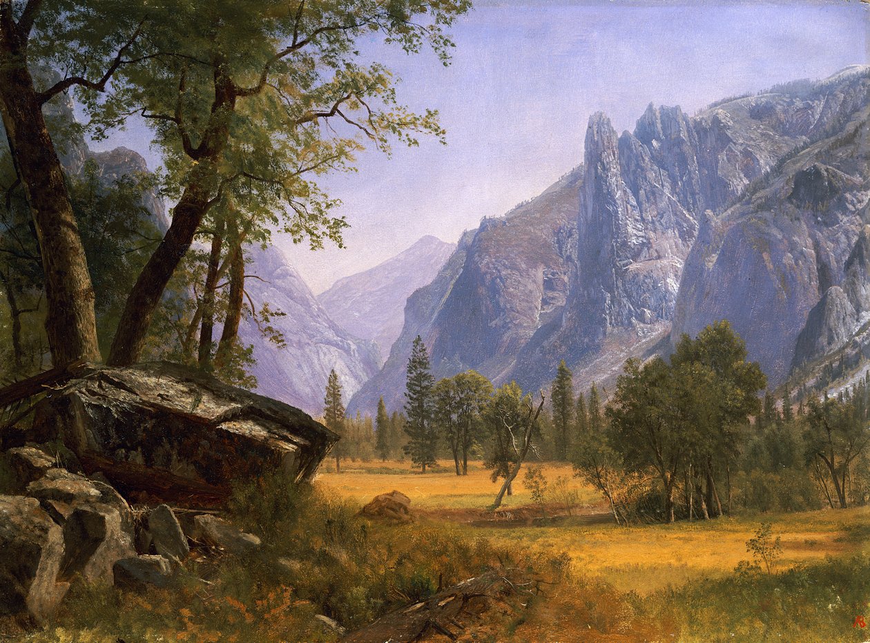Yosemitské údolí od Albert Bierstadt