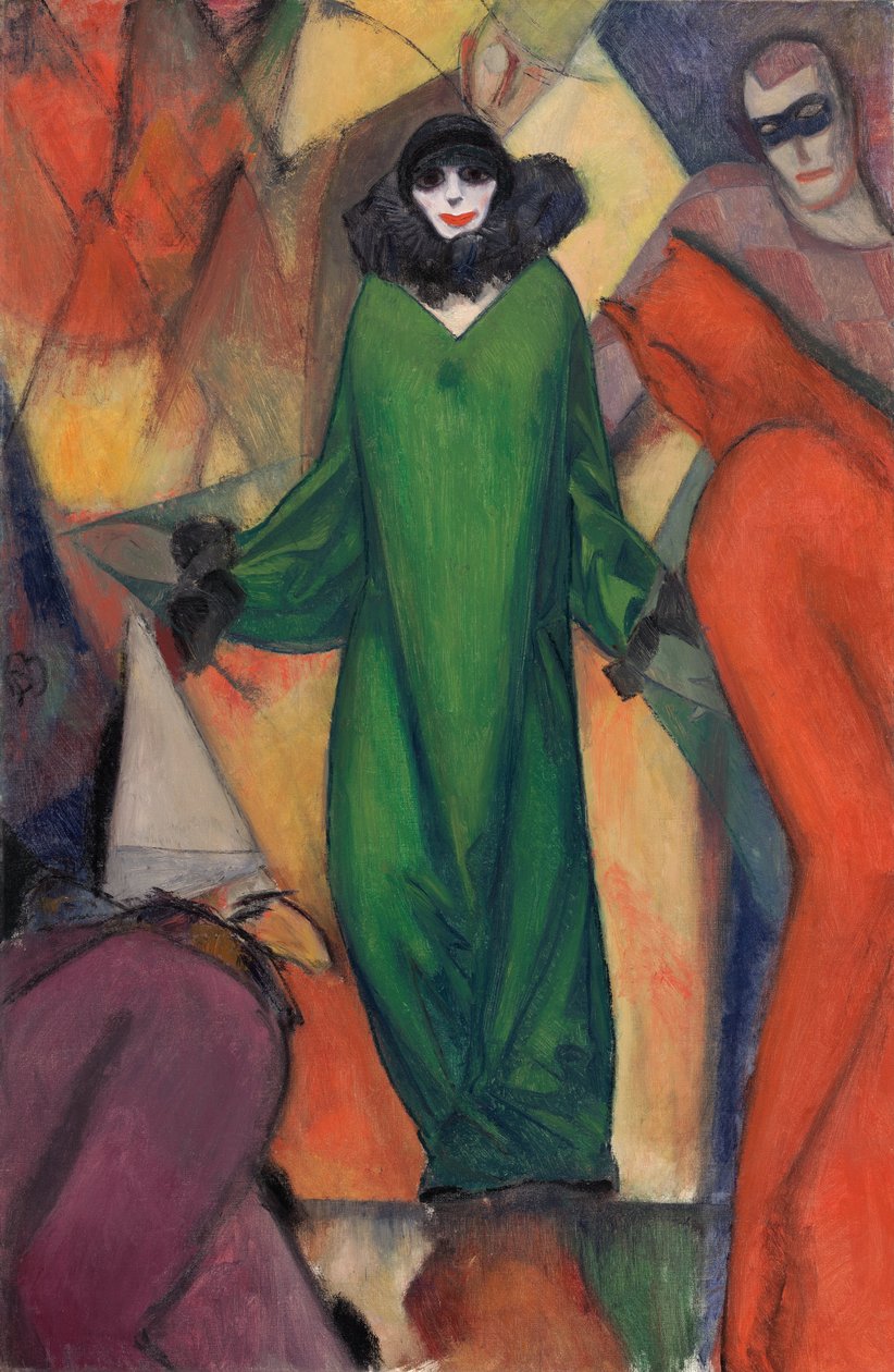 Zelené domino od Albert Bloch