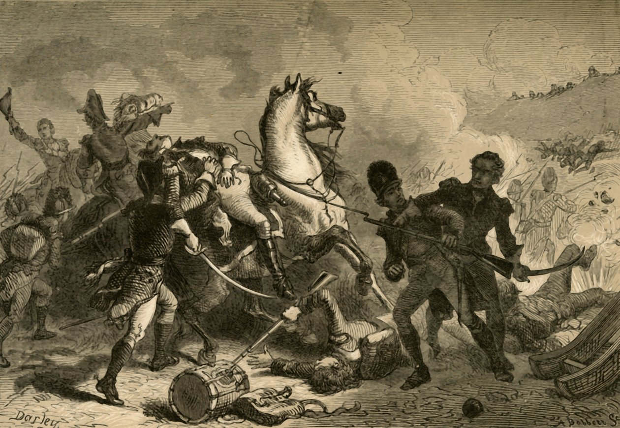 Bitva o New Orleans - Smrt generála Pakenhama, 1878. od Albert Bobbett