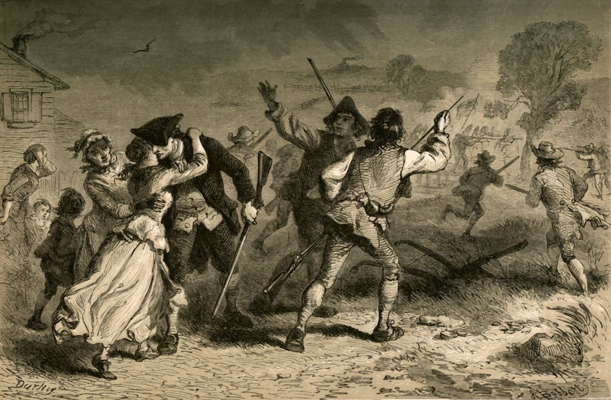 Concord - První rána za svobodu, 1877. od Albert Bobbett