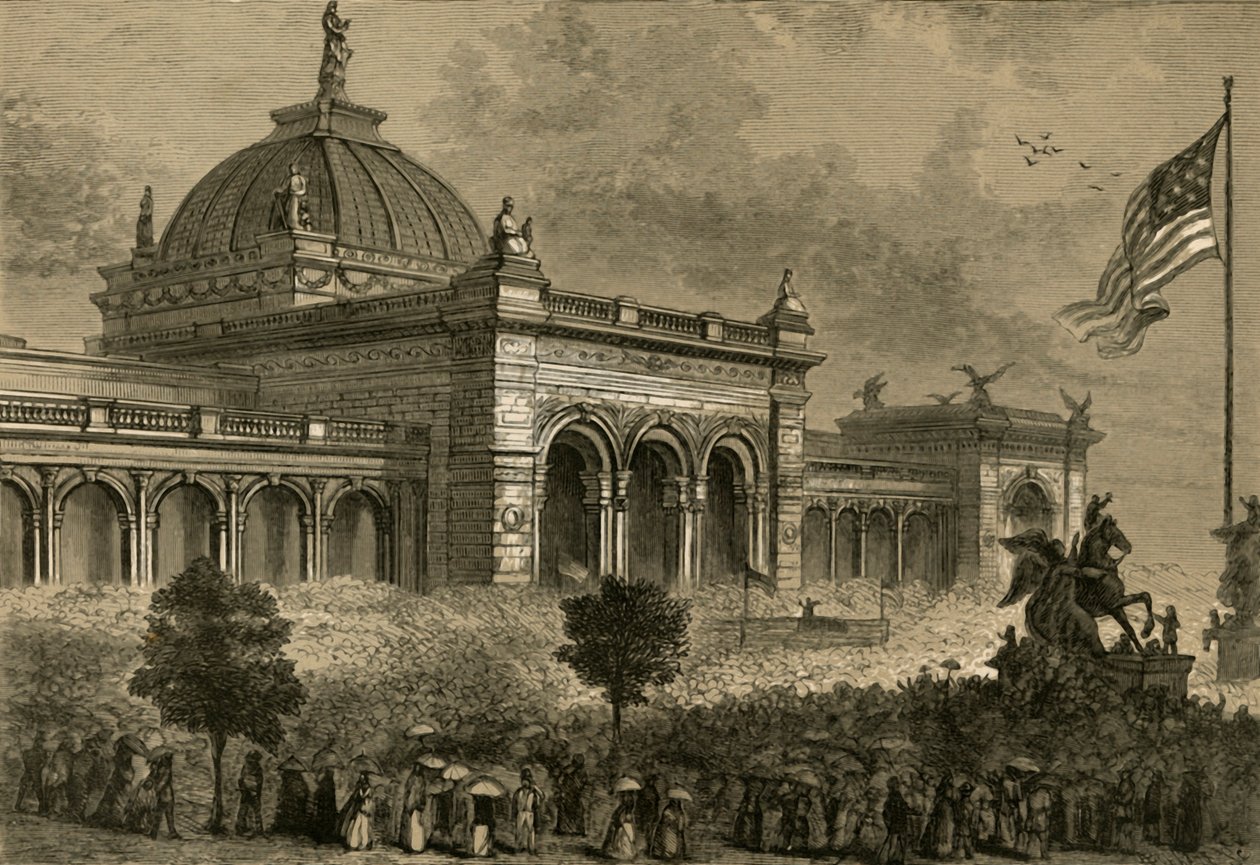 Zahájení stoleté výstavy, 4. května 1876, 1878. od Albert Bobbett