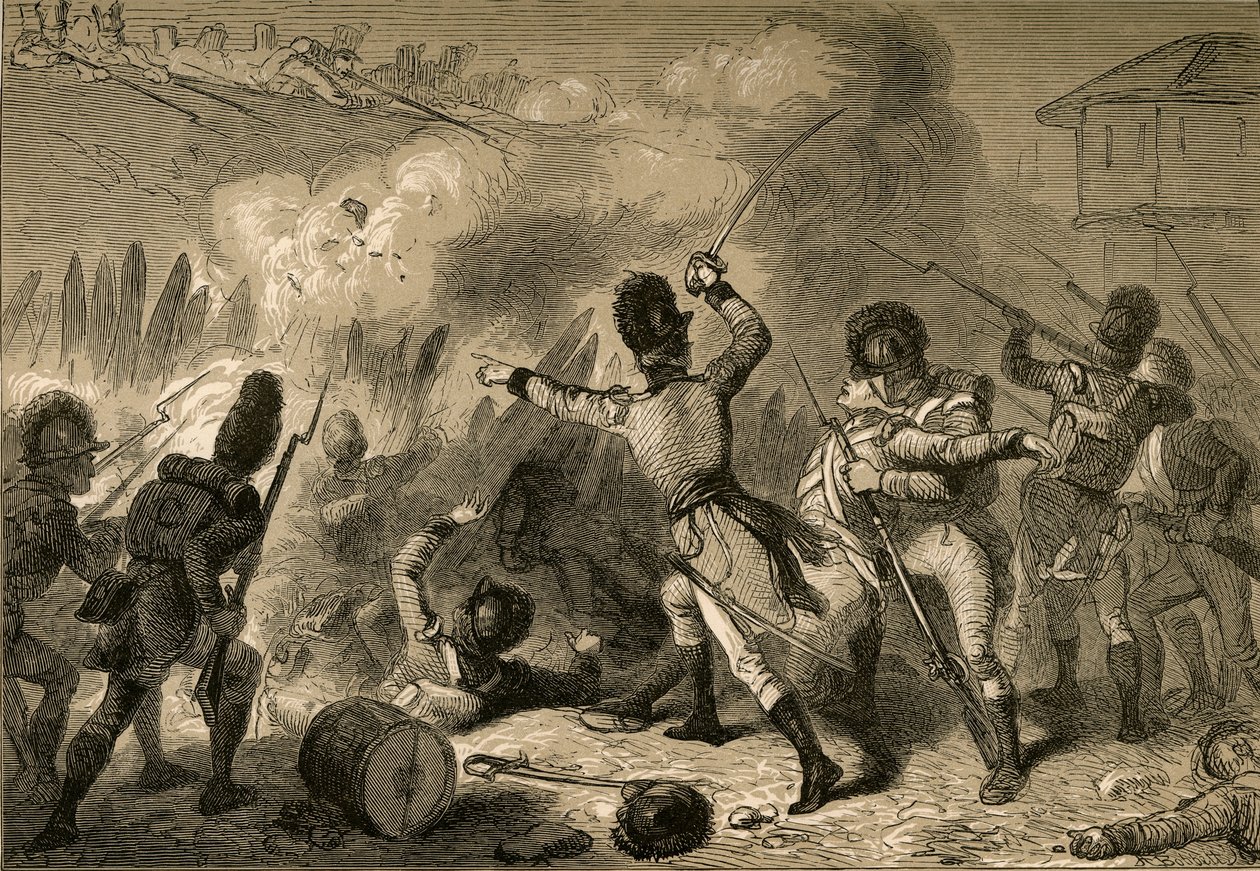 Britové odrazili ve Fort Stephenson, 1878. od Albert Bobbett