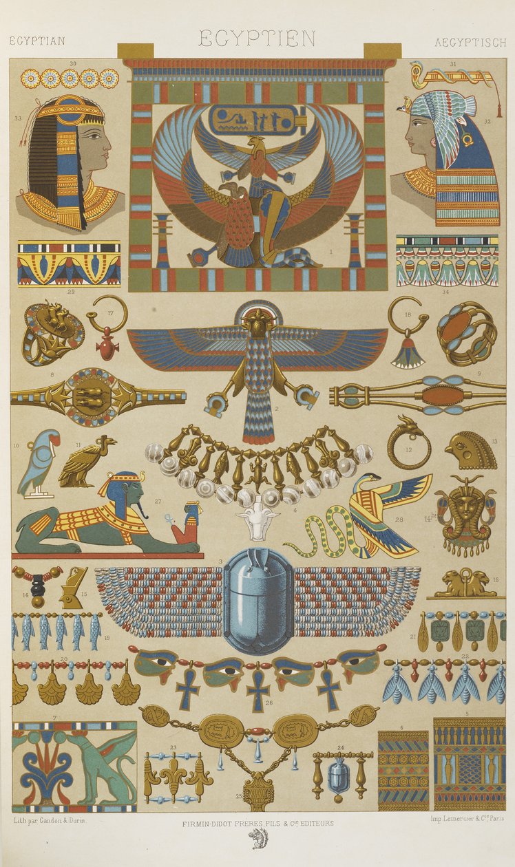 Egyptský, deska 4 z 
