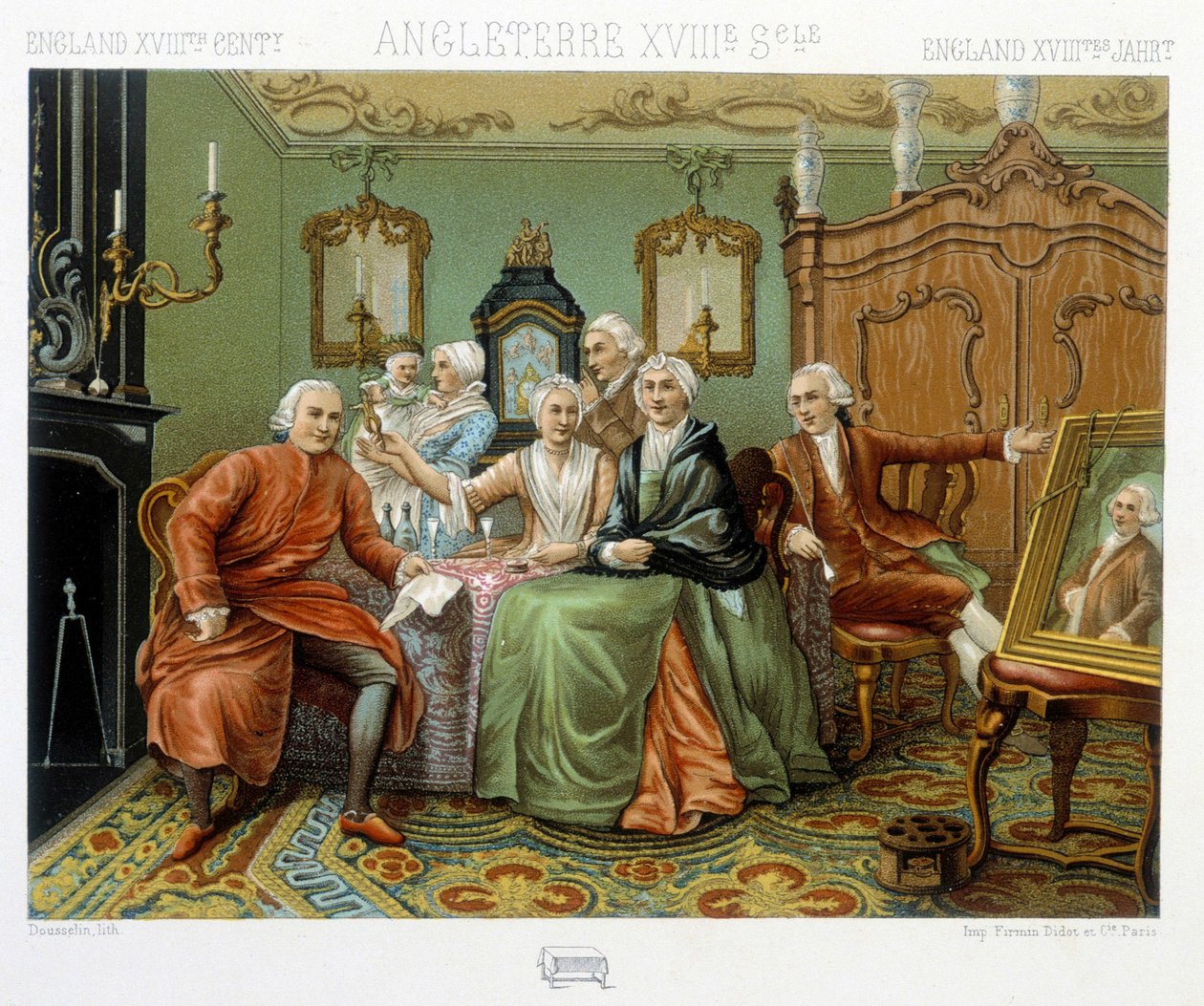 Angličtí buržoazi v jejich nitru od Albert Charles August Racinet