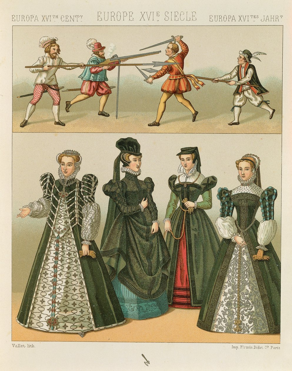 "Le Costume Historique" (Úplná historie kostýmů) od Auguste Racineta, IV. díl od Albert Charles August Racinet