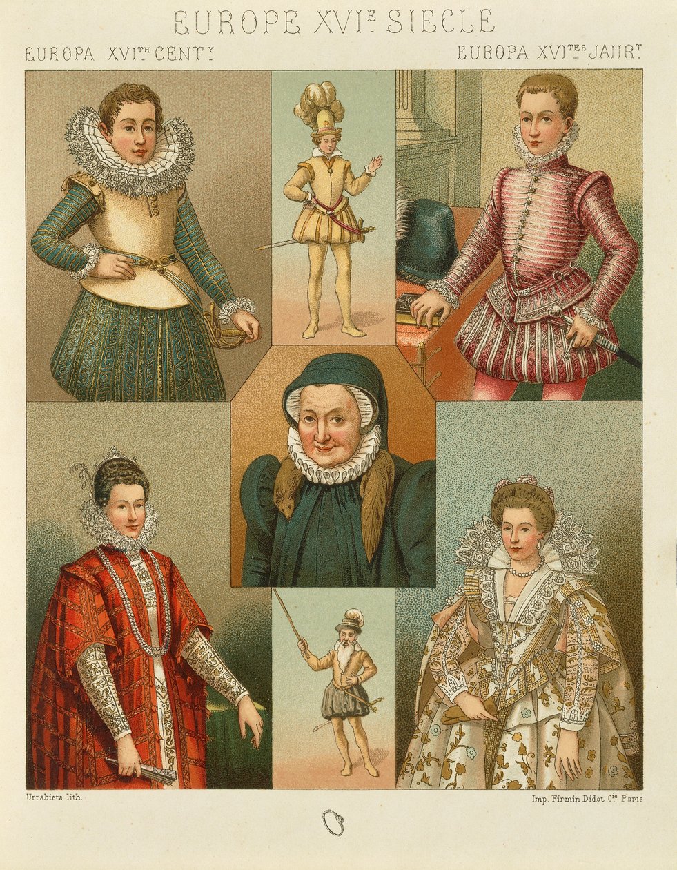 "Le Costume Historique" (Úplná historie kostýmů) od Auguste Racinet, svazek IV od Albert Charles August Racinet